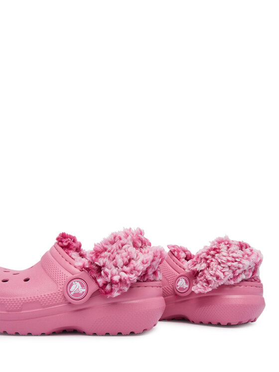 Crocs Crocs Šľapky Classic Fleece Lined Clog T 212857 Ružová