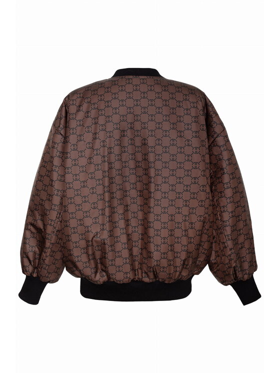 Magda Matyja Magda Matyja Kurtka bomber Saskia Bomber Jacket Brązowy Oversize