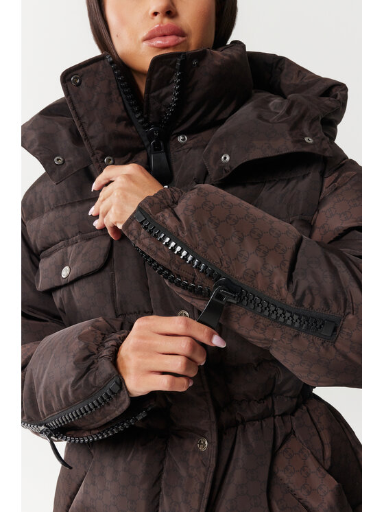 Magda Matyja Magda Matyja Kurtka puchowa ALASKA PUFFER JACKET Brązowy Loose Fit