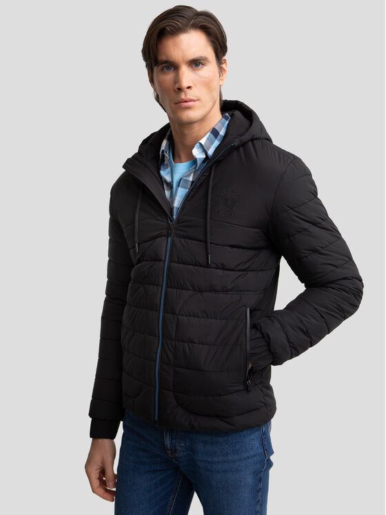 BIG STAR BIG STAR Kurtka zimowa EMILIO Czarny Basic Fit