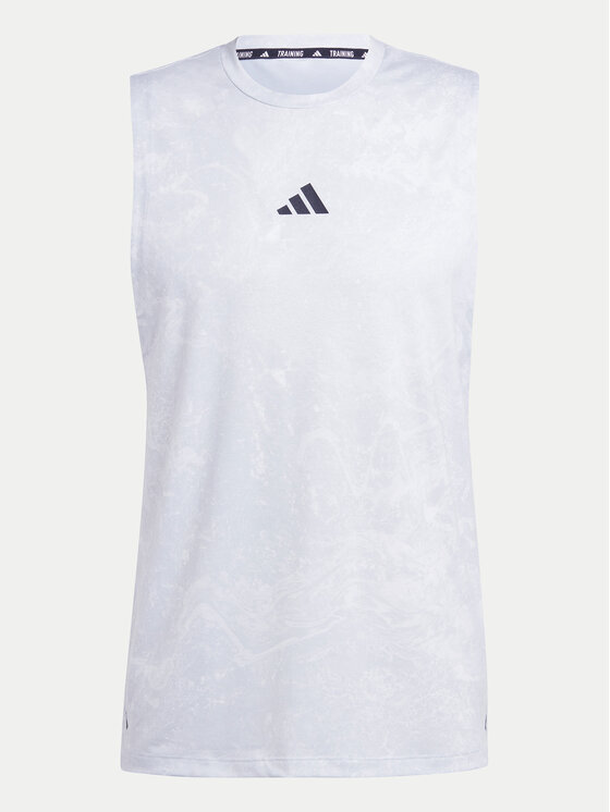 adidas adidas Funkčné tričko Power Workout IS3843 Biela Regular Fit