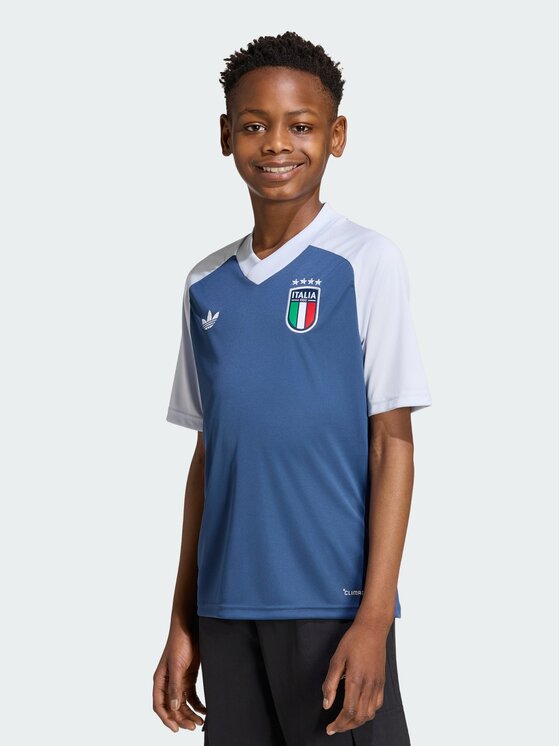 adidas adidas Koszulka techniczna 165852 Niebieski jasny Slim Fit