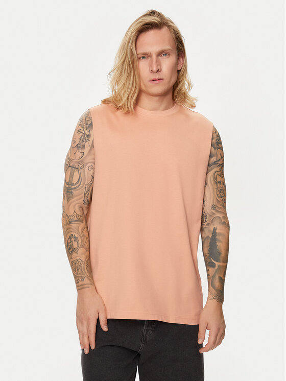 Only & Sons Only & Sons Tank top marškinėliai Fred 22025300 Koralų Relaxed Fit