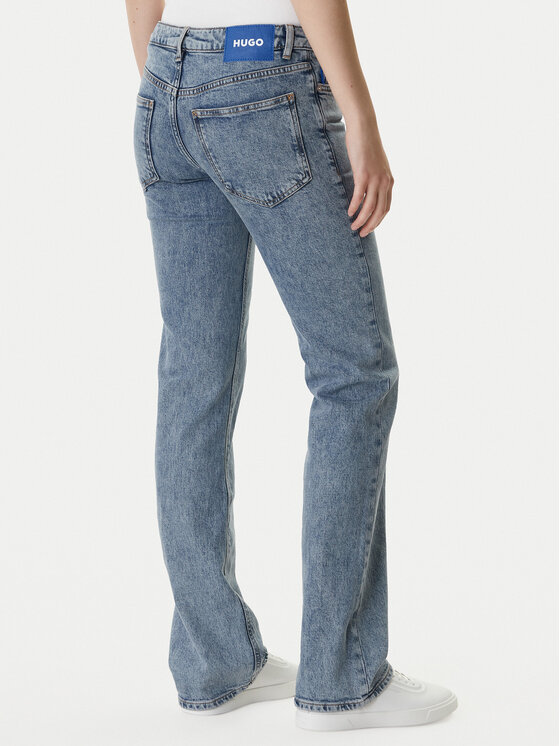 HUGO HUGO Jeans hlače Gamera 50556538 Modra Regular Fit