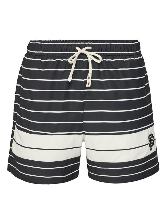 Champion Champion Шорти для плавання 221043 Чорний Regular Fit