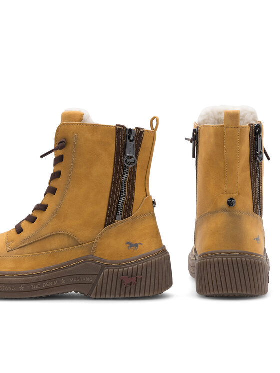 Mustang Mustang Schnürschuhe 1436-604 Gelb