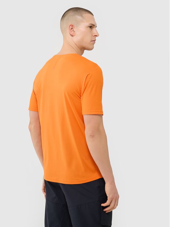 4F 4F Cyklistické tričko 4FWSS25TFTSM1434-70S Oranžová Regular Fit