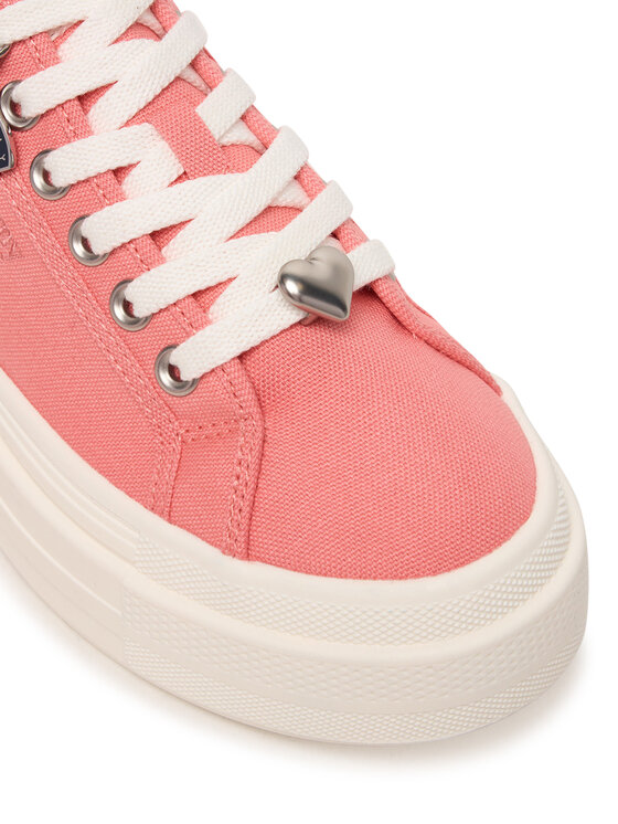 Tommy Jeans Tommy Jeans Sneakersy Tjw Flatform Sneaker Charms EN0EN02959 Różowy