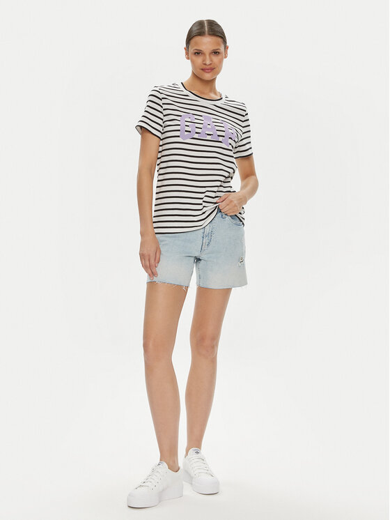 Gap Gap T-shirt 616788-01 Crna Regular Fit