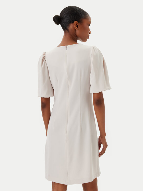 Haveone Haveone Coctailkleid AFS-N019 Écru Regular Fit