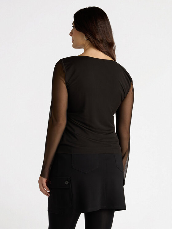Fiorella Rubino Fiorella Rubino T-shirt G117L008413N033 Nero Regular Fit