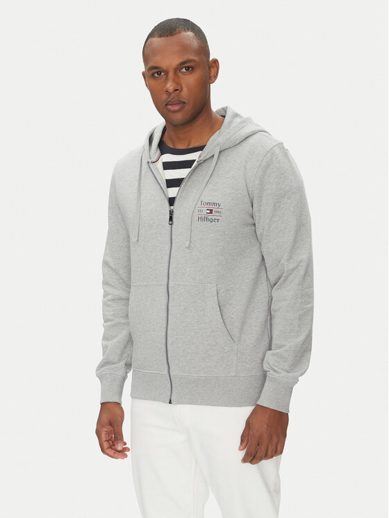 Tommy Hilfiger Tommy Hilfiger Mikina MW0MW39250 Šedá Regular Fit