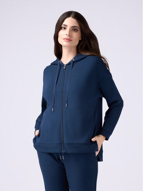 Oltre Oltre Felpa G913J003951N034 Blu Regular Fit