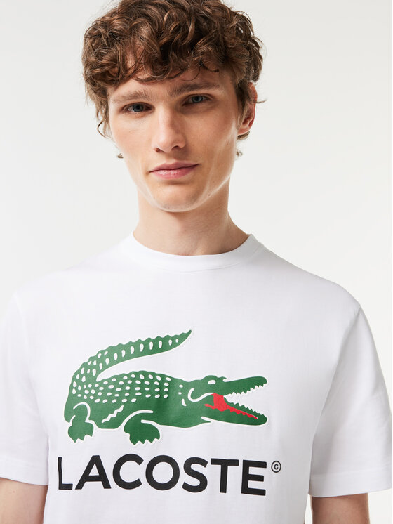 Lacoste Lacoste T-Shirt TH1285 Bílá Regular Fit