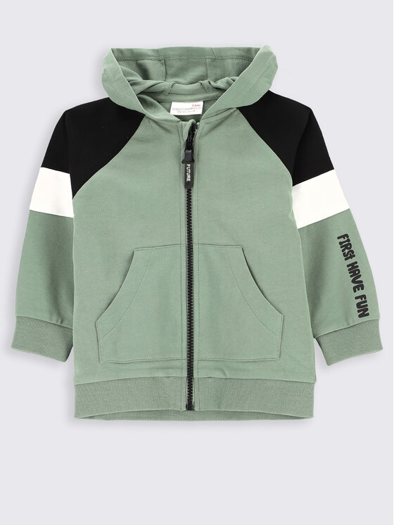 Felpa ZC2132401FTK Verde Regular Fit
