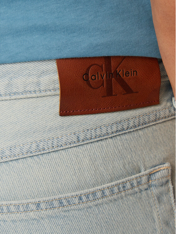 Calvin Klein Jeans Calvin Klein Jeans Jeans hlače 90S LV04RG701G Svetlo modra Straight Fit