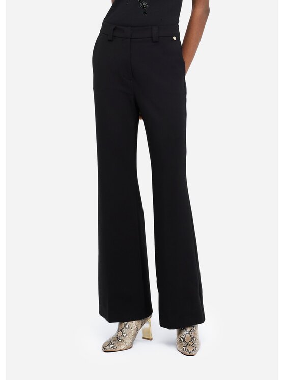 Liu Jo Liu Jo Pantaloni di tessuto CF5345J18572222C Nero Regular Fit