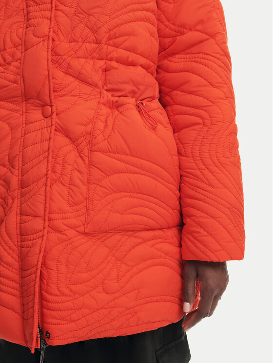 Desigual Desigual Zimné bundy Aarhus 24WWEWAC Oranžová Regular Fit