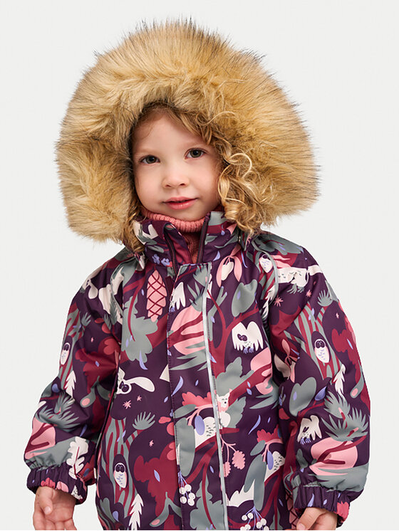 Reima Reima Zimski kombinizon Lappi 5100129C Vijolična Regular Fit