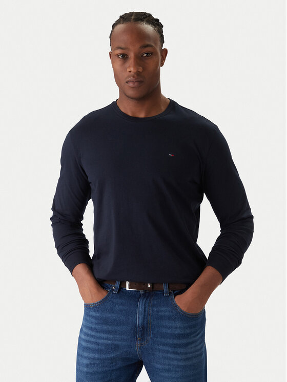 Tommy Jeans Tommy Jeans Set de bluze cu mânecă lungă﻿ DM0DM22148 Bleumarin Slim Fit