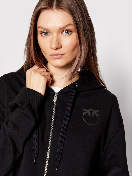 PINKO Pinko Суитшърт Biscotti 1G17BC Y7SG Черен Relaxed Fit