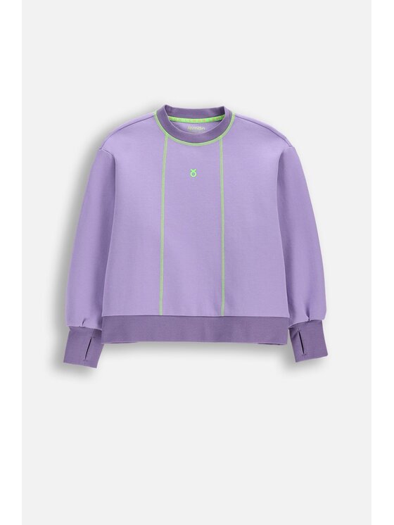 Lemon Explore Lemon Explore Bluza WL6132101ACG-016 Fioletowy Regular Fit