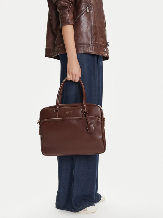 Nine West Geantă pentru laptop CEO-EMMA-LA482-2847 Maro