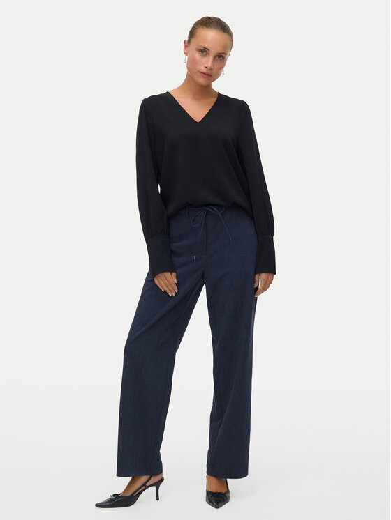 Vero Moda Vero Moda Blúzka Esme 10338288 Čierna Regular Fit