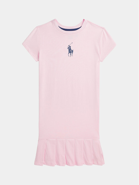 Polo Ralph Lauren Každodenné šaty 313935092001 Ružová Regular Fit
