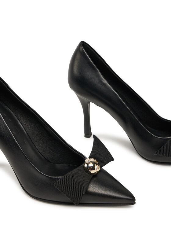 Furla Furla Pantofi cu toc subțire Sfera Decollete YI41SFE BX3614 O6000 Negru