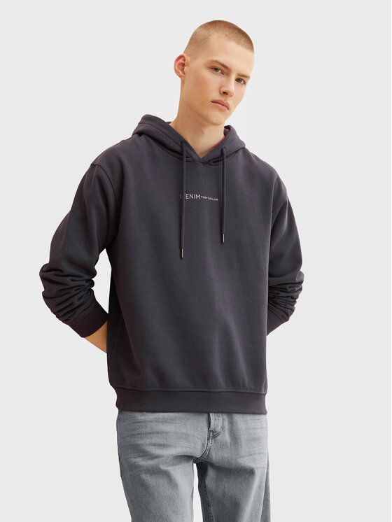 Tom Tailor Denim Tom Tailor Denim Majica dugih rukava 1033580 Siva Regular Fit