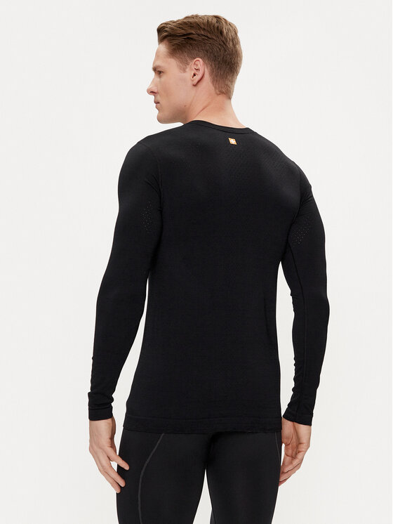 Brubeck Brubeck Tehnička majica LS1414M Crna Slim Fit