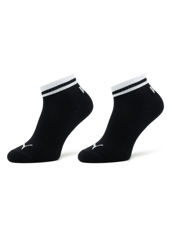Puma Puma Набір з 2 пар високих шкарпеток unisex Heritage Quarter 2P Unisex 907946 Чорний