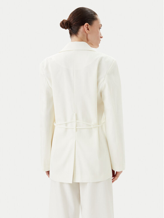 Eleh Eleh Піджак ESS250004 Écru Regular Fit