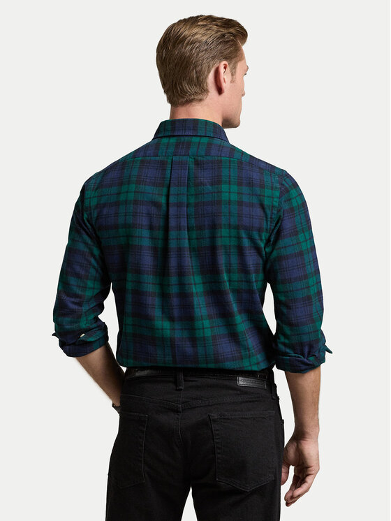 Polo Ralph Lauren Polo Ralph Lauren Košile 710953891001 Zelená Custom Fit