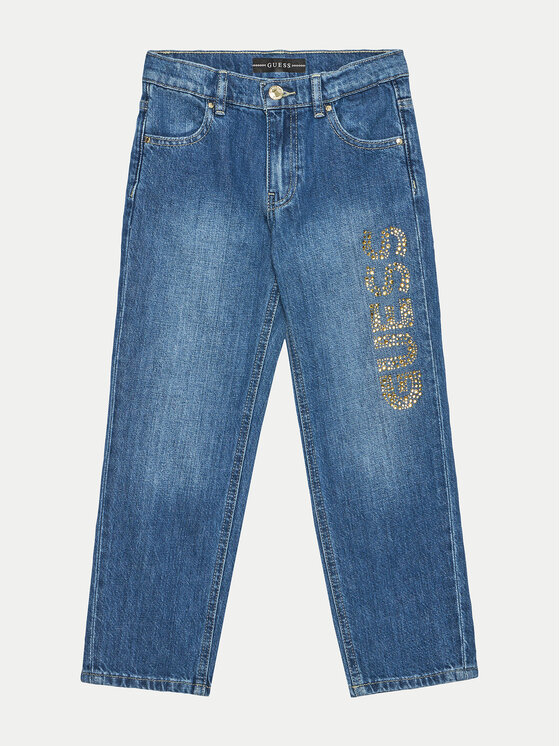 Guess Blugi J4YA12 D45E0 Albastru Regular Fit