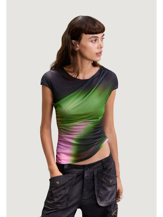 Desigual Desigual T-shirt TS_CRACOVIA Nero Casual Fit