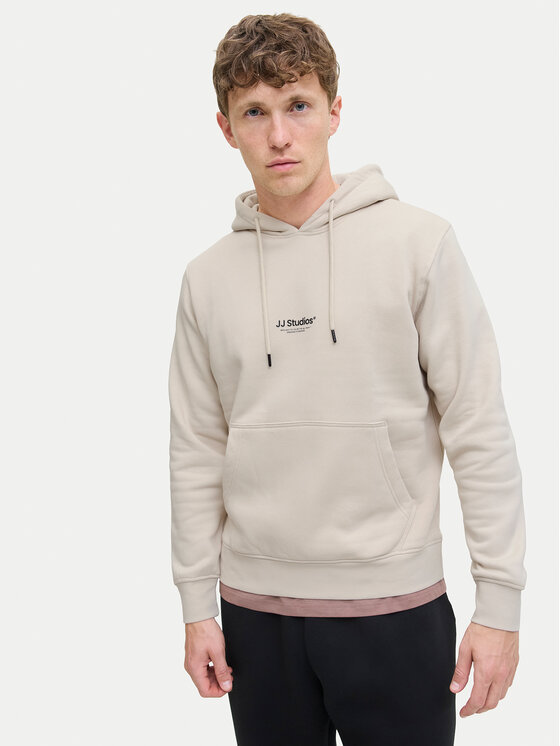 Jack & Jones Jack & Jones Sweatshirt Soho 12278789 Beige Relaxed Fit