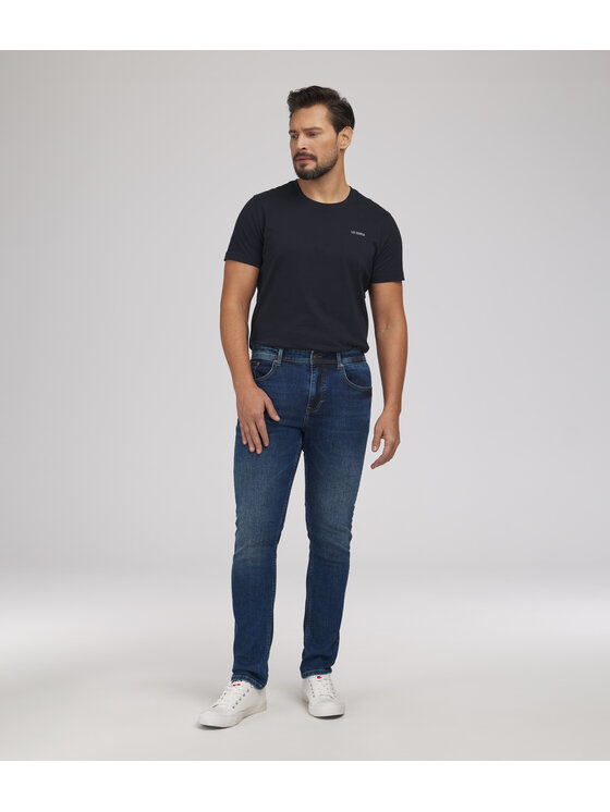 Lee Cooper Lee Cooper Jeansy JEANS M DENZEL 2287 DARK USED Niebieski Regular Fit