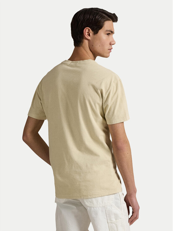 Polo Ralph Lauren Polo Ralph Lauren Marškinėliai 710969628007 Smėlio Custom Slim Fit