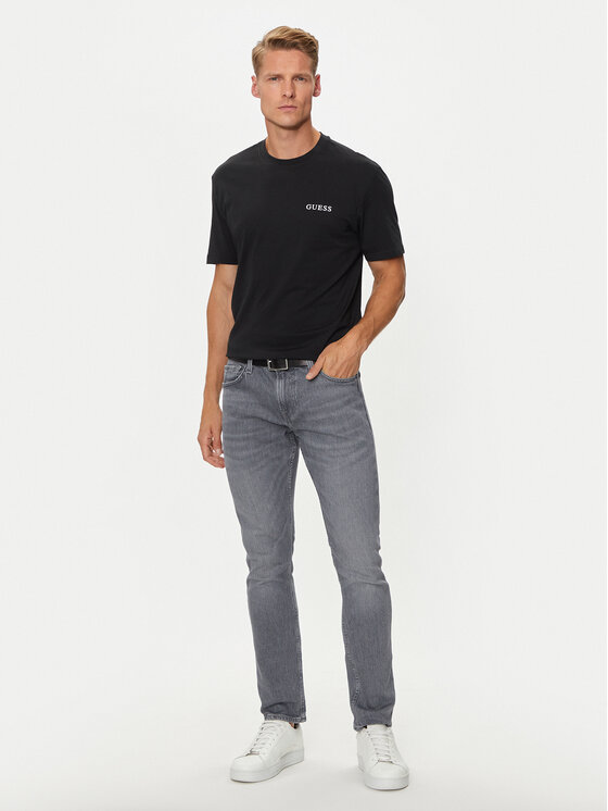 Guess Guess Súprava tričiek U4YG52 KCAM1 Čierna Regular Fit