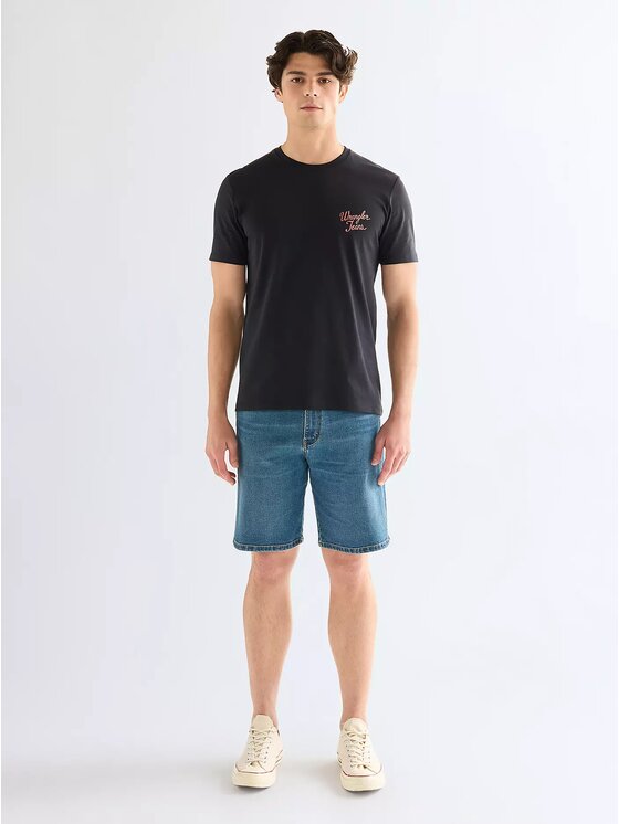 Wrangler Wrangler Pantaloncini di jeans FRONTIER SHORT Blu Regular Fit