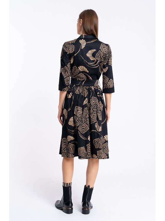 CLICK CLICK Φόρεμα καθημερινό 60-6167 Μαύρο Regular Fit