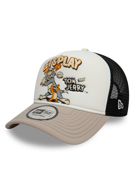New Era New Era Шапка с козирка Tom & Jerry 9Forty 60595268 Бял