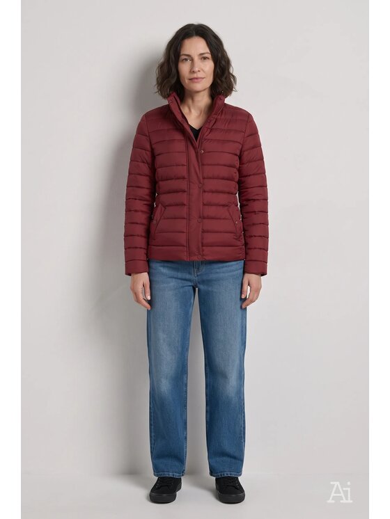 Cross Jeans Cross Jeans Kurtka przejściowa 81279-535 Bordowy Regular Fit
