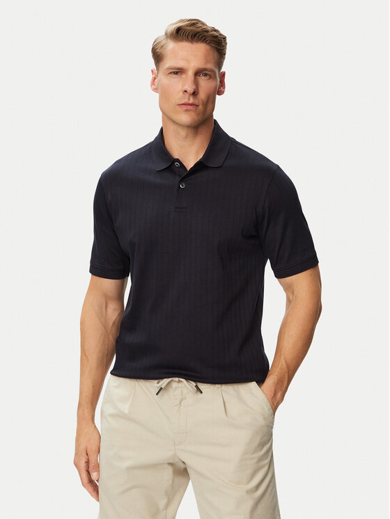 Bugatti Tricou polo 8150-15105E Bleumarin Regular Fit