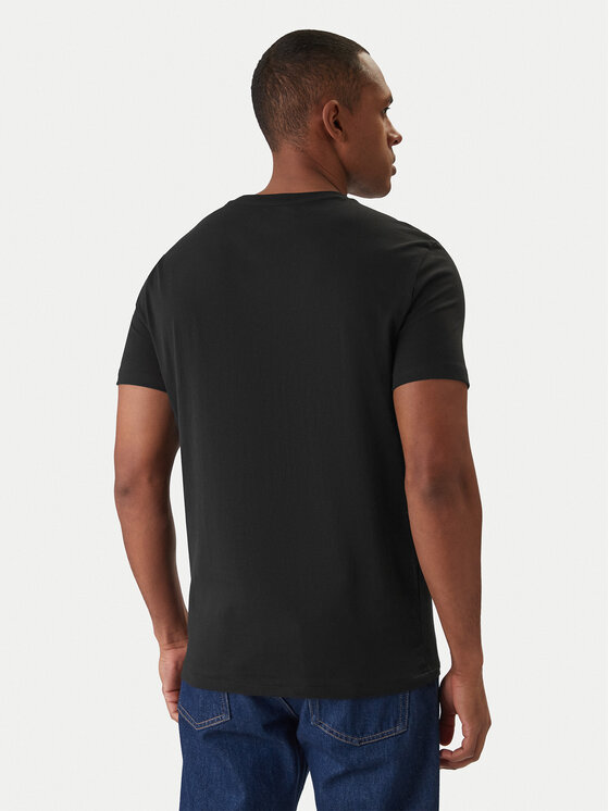 Polo Ralph Lauren Polo Ralph Lauren T-Shirt 710671453124 Czarny Custom Slim Fit