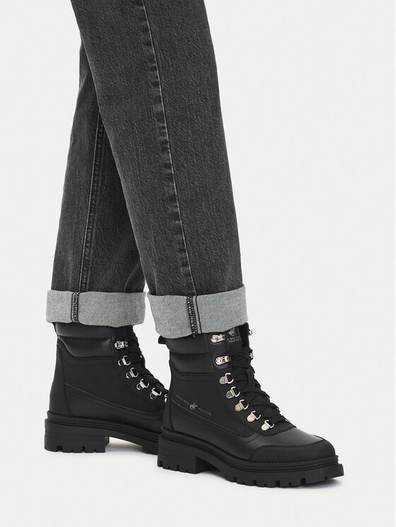 Beverly Hills Polo Club Beverly Hills Polo Club Schnürstiefeletten CEO-HY62070-7 Schwarz