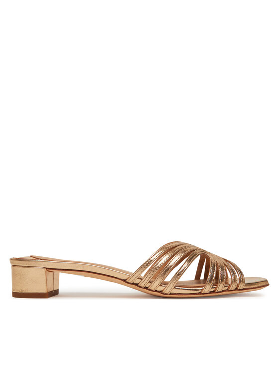 LAUREN RALPH LAUREN Šľapky Fay 802966855001 Zlatá