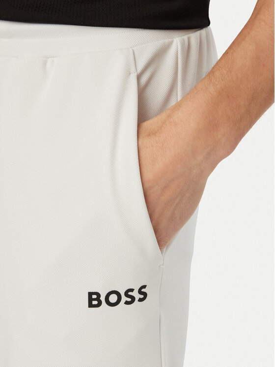 BOSS BOSS Teplákové nohavice Toc Spin 50554379 Biela Regular Fit